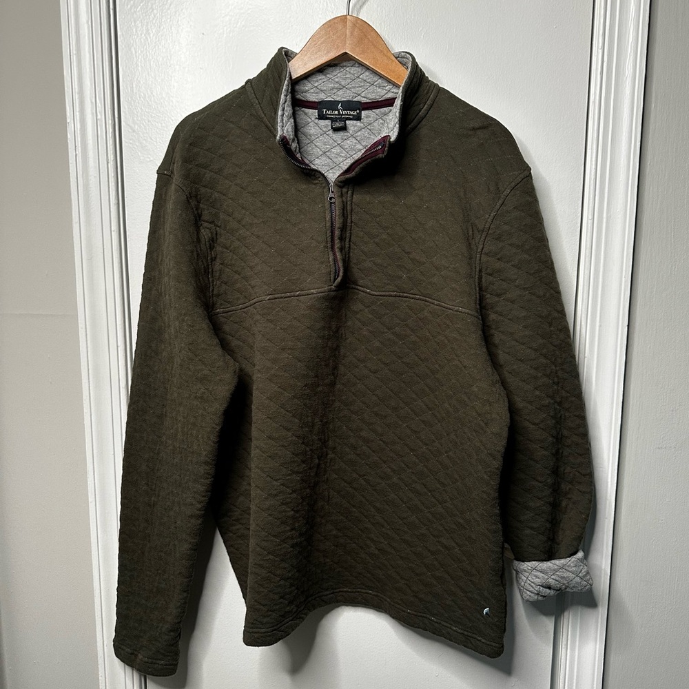 Tailor Vintage Quilted Pullover